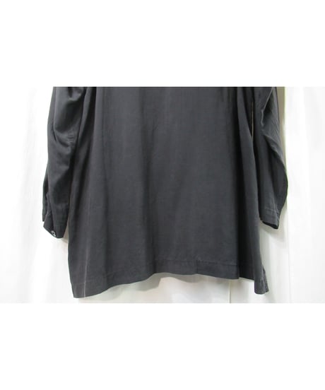 20ss yohji yamamoto pour homme パチポケットデザイン スタンドカラーブラウス（HN-B44-222）