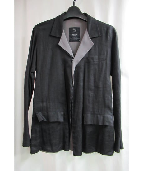 Y's yohji yamamoto スナップ釦素材切替デザインジャケット YC-J18-812