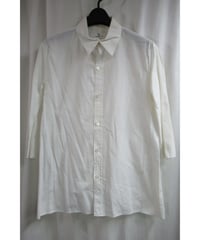 Y's yohji yamamoto 白 七分袖シンプルブラウス YC-B02-024