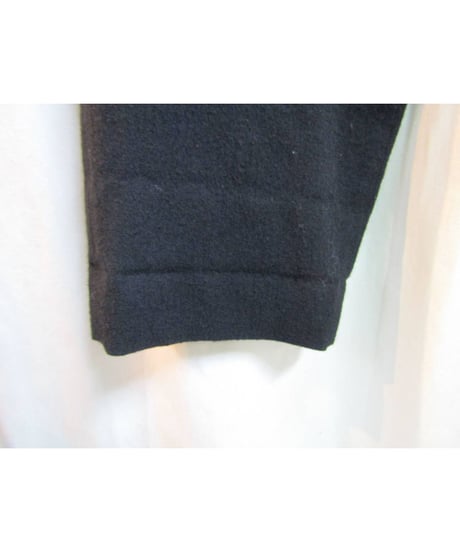 レア SAMPLE 08aw yohji yamamoto pour homme レザー切替テーパードパンツ HE-P02-105