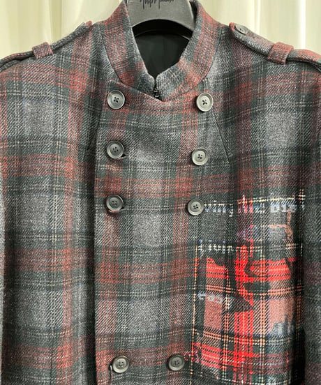 2020AW yohji yamamoto pour homme 肩章付きロングジャケット（HR-J39-128）