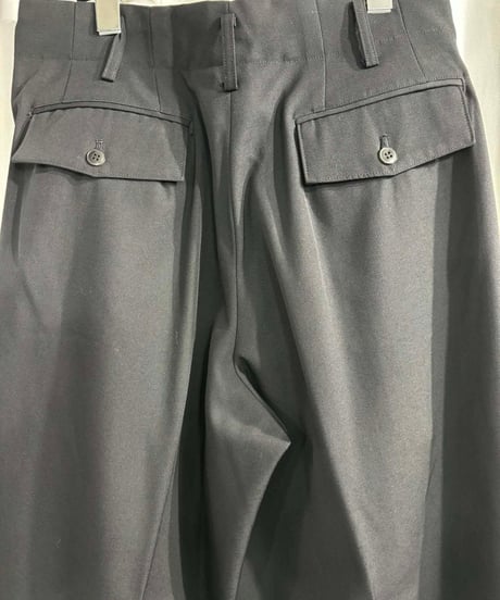 1996AW yohji yamamoto pour homme vintage 脇レザーテープワイドパンツ（HG-P29-806）