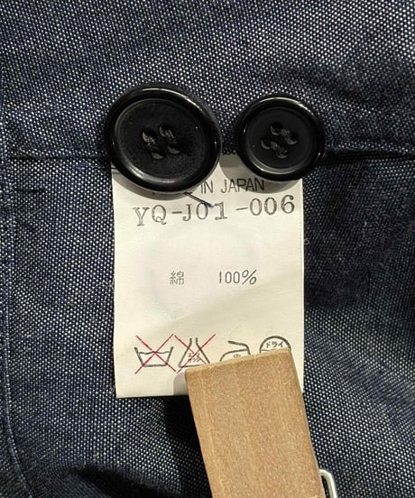 Y's yohji yamamoto デニムショートジャケット（YQ-J01-006）