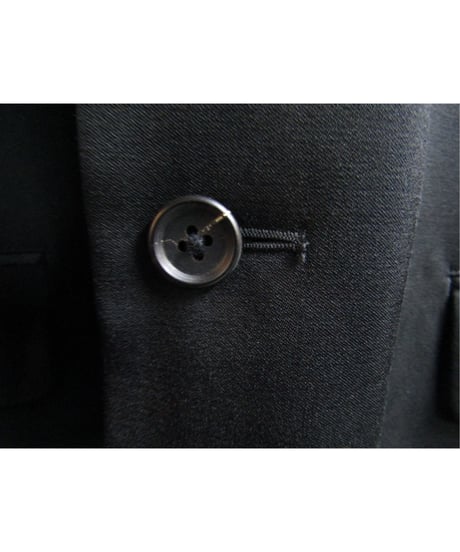 07aw yohji yamamoto pour homme 黒 タキシードクロス デザインジャケット HX-J30-105