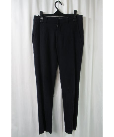 Y's yohji yamamoto 紺 ストレートパンツ YY-P14-109