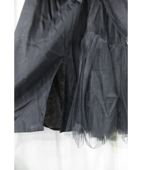 レア AD1988 COMME des GARCONS NOIR 変形チュールフレアスカート AO-15001S