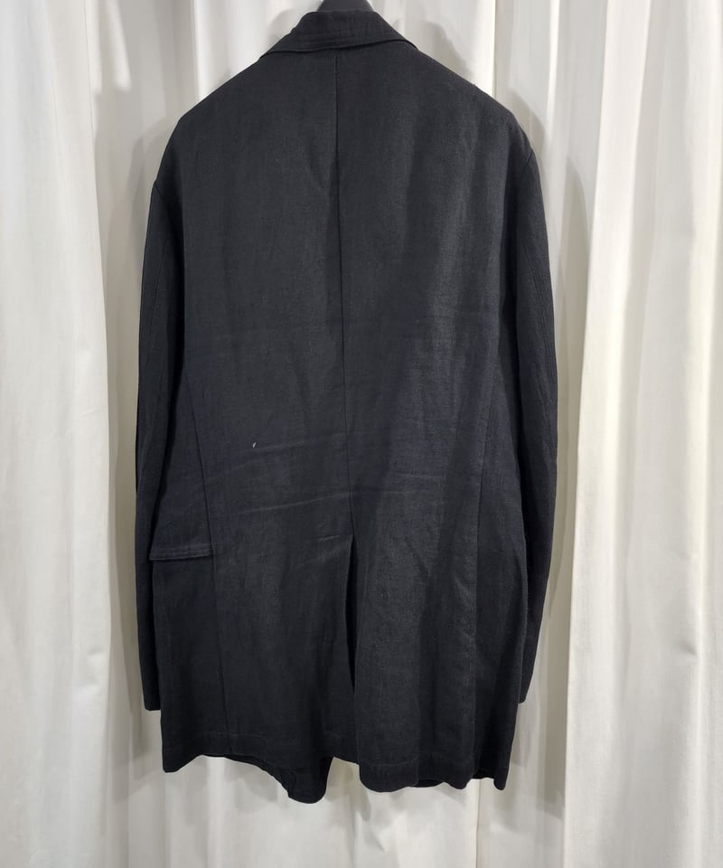 02ss yohji yamamoto pour homme 黒 レイヤードデザインジャケット