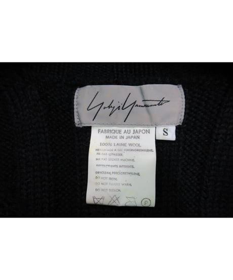 95aw yohji yamamoto femme vintage リブニットカーディガン FE-K28-191