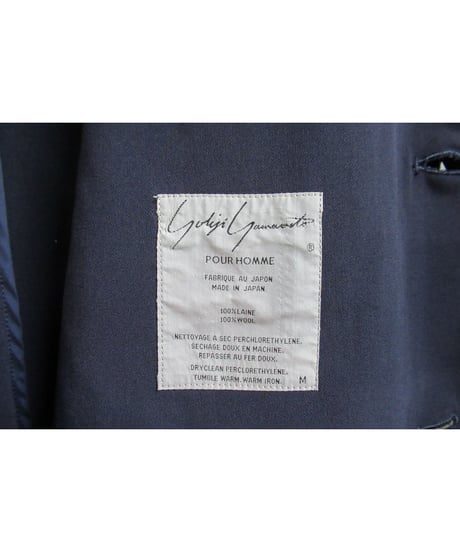 88ss yohji yamamoto pour homme vintage 紺 アイレットジャケット HJ-14