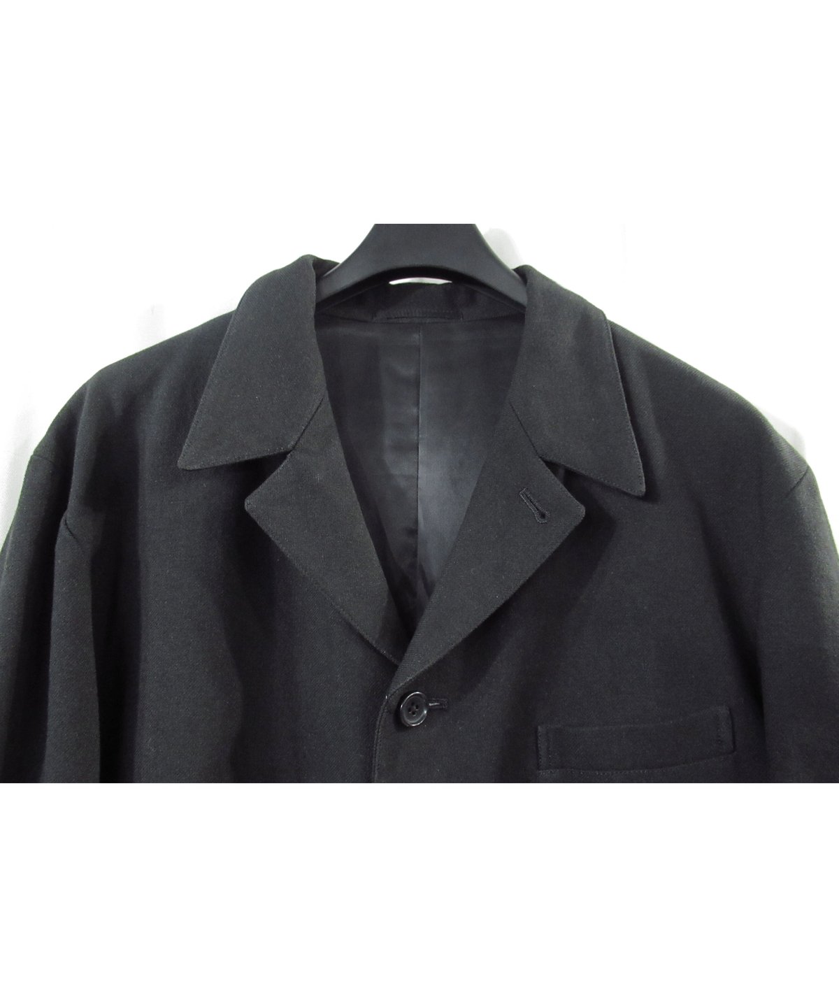 アルマーニコレッツォーニ　ジャケット　花柄　立体花デザイン　ジャガード　黒　40 Y's for men yohji yamamoto 4つボタン フラップポケット