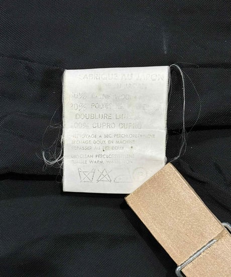 難あり 1980's yohji yamamoto pour homme vintage 丸文字ロゴ ベスト（H-V-192xxx）
