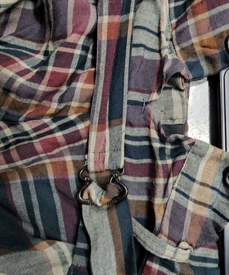 1996ss yohji yamamoto pour homme 花と少年期 チェック7分丈パンツ (HF-P67-267)