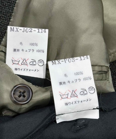 Y's for men yohji yamamoto セットアップスーツ（MX-J02-114）