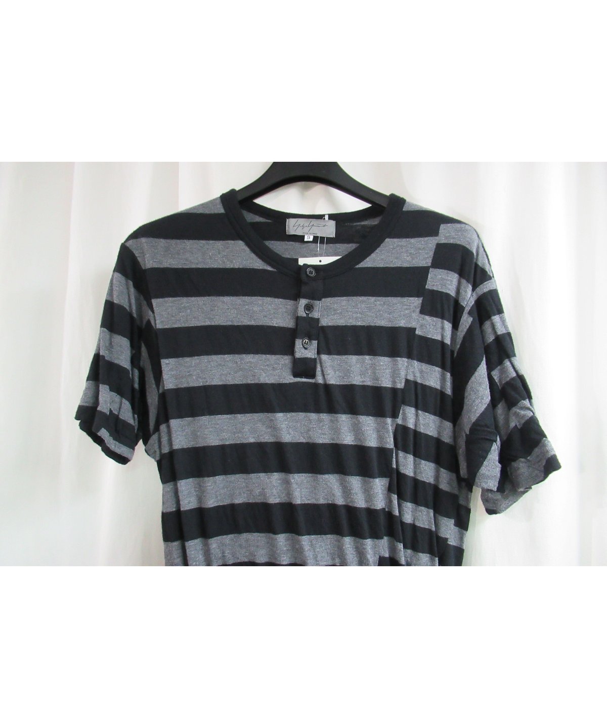 yohjiyamamoto pourhomme ヘンリーネックカットソー Yohji Yamamoto