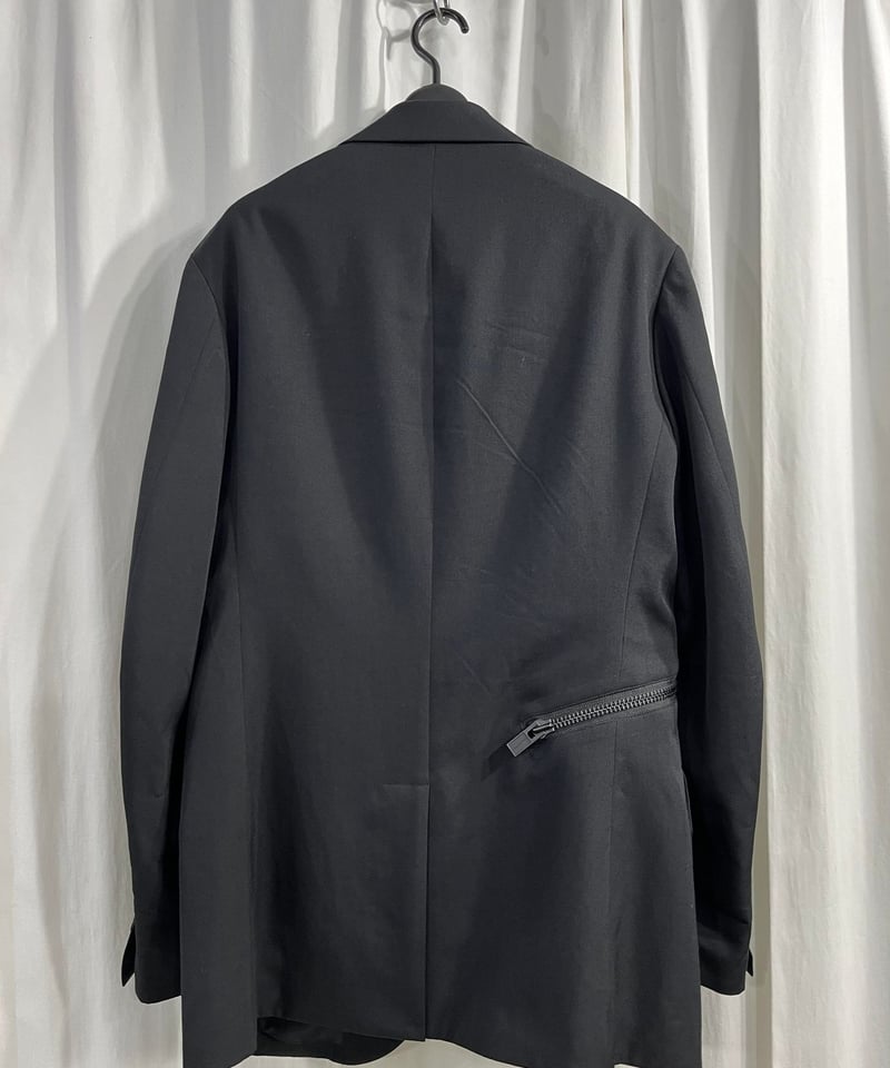 本日のみ大幅お値下げ！新品未使用バテンクロシェブレードトリムジャケット 2021AW yohji yamamoto pour homme 右脇ファスナー開きジャケット