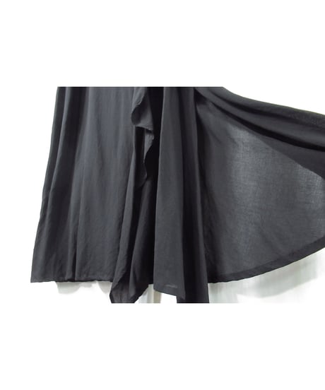 yohji yamamoto +noir バックデザイン フレアスカート（NO-S09-200）