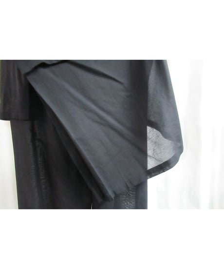 新品 14ss yohji yamamoto +noir 巻きスカートデザインパンツ NG-P08-002