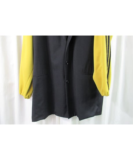 98ss yohji yamamoto pour homme vintage 袖ジャージ切替えデザインジャケット HJ-J27-816