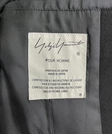 2010AW yohji yamamoto pour homme 4釦ジャケット（HC-J12-100）