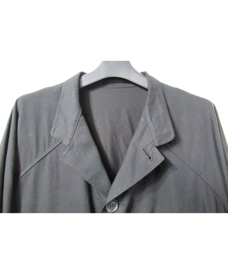 19ss yohji yamamoto pour homme  スリーブ パチポケットデザイン ロングコート（HH-C09-039）