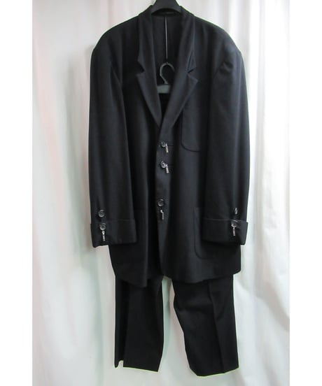 難あり 01ss yohji yamamoto pour homme ファスナーホールデザインセットアップ HX-Y45-100