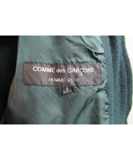 AD1994 COMME des GARCONS HOMME PLUS 縮絨 フロントジッパー 切替コーデュロイジャケット④ PJ-04004S