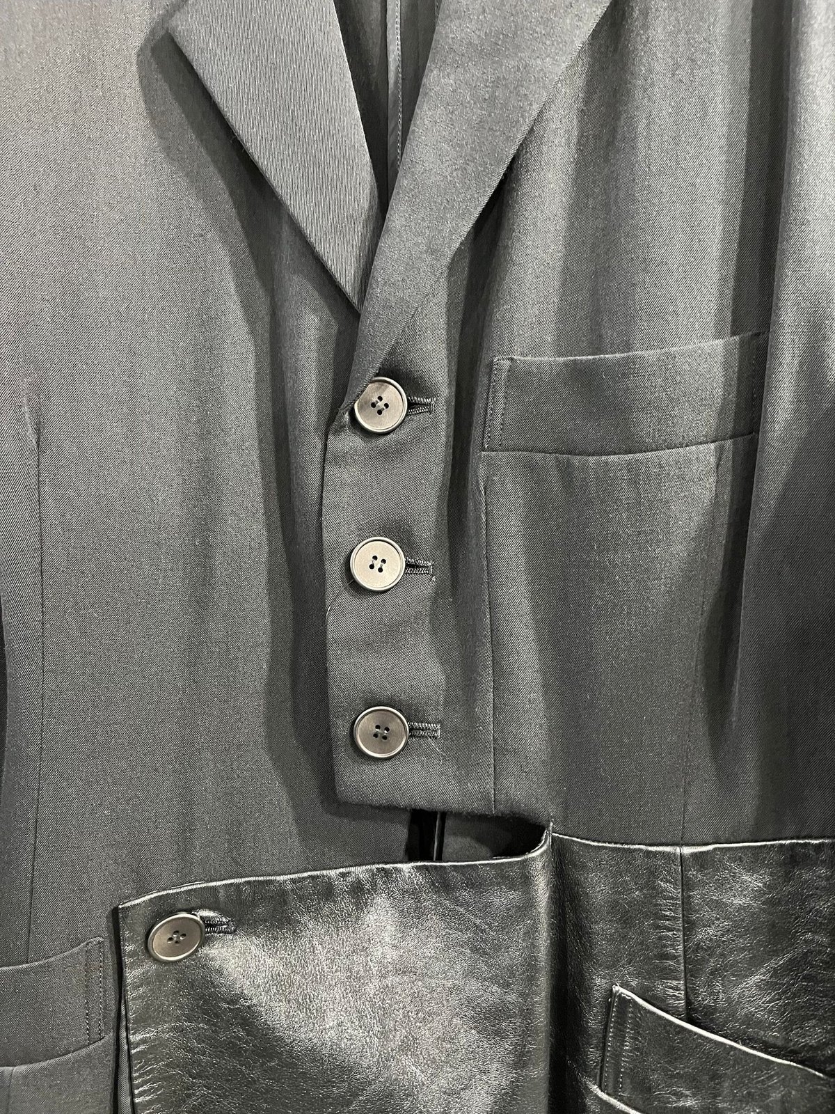 ヨウジヤマモトファム レザージャケット 1980's yohji yamamoto femme vintage レザー切り替えジャケッ