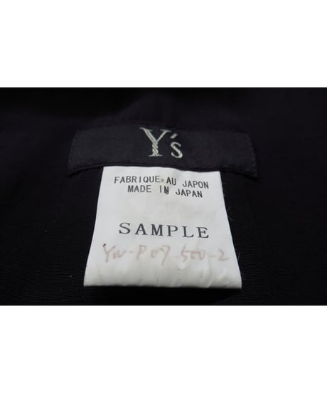 SAMPLE Y’s yohji yamamoto クロップドサルエルパンツ（YW-P07-500-2）