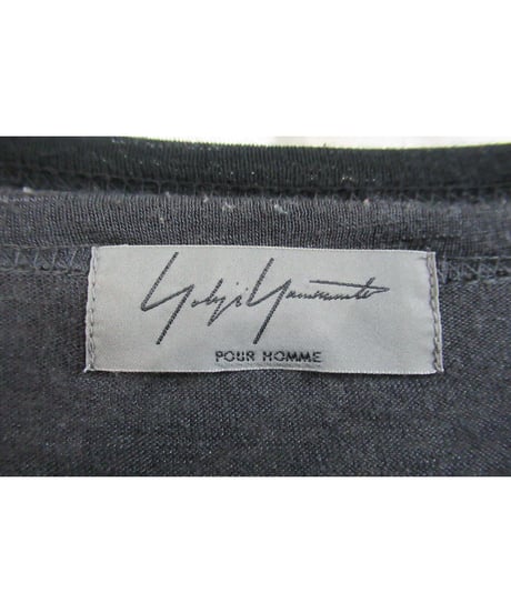 14ss yohji yamamoto pour homme カーディガン風レイヤードカットソー HG-T40-060