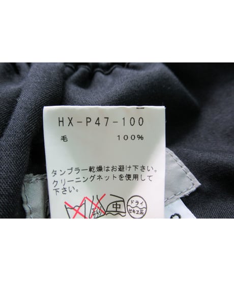 13ss yohji yamamoto pour homme ポケット 切替えデザイン バルーンパンツ（HX-P47-100）