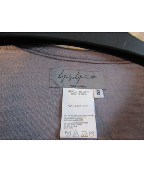 yohji yamamoto pour homme 裾デザインシンプルニットカットソー HE-T04-947