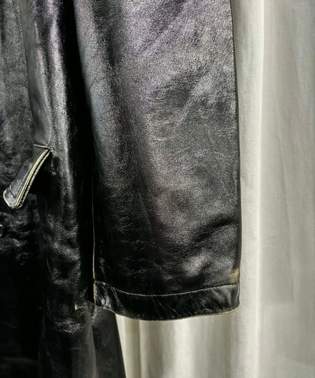 1990's yohji yamamoto pour homme vintage サンプルレザーコート（H-C-250xxx）