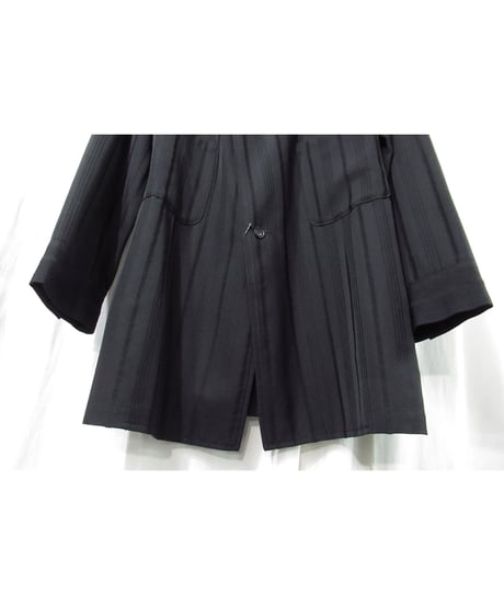 93aw yohji yamamoto femme vintage ストライプ 襟変形デザインジャケット（FP-J17-155）