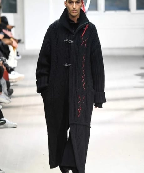 2019AW yohji yamamoto pour homme ロングニット（HC-K78-184）