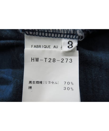 18ss yohji yamamoto pour homme デザインプリントカットソー（HW-T28-273）