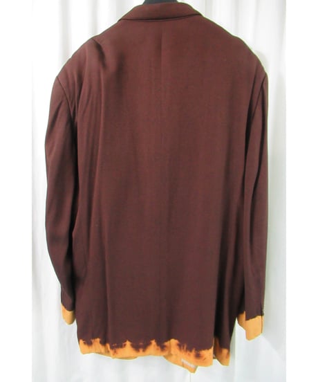 AD1993 COMME des GARCONS HOMME PLUS 脱色期 裾脱色デザインジャケット PJ-04078M