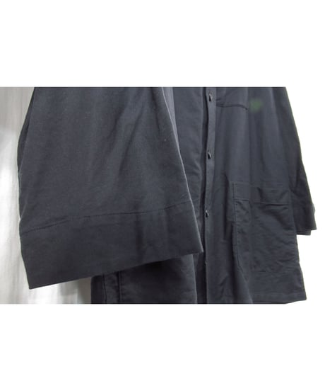 BLACK Scandal yohji yamamoto pour homme ラグランスリーブデザイン コットンブラウス（HR-B12-005）