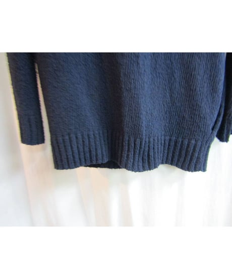 Y's yohji yamamoto 紺 ボタンレスシンプルカーディガン YE-K32-978