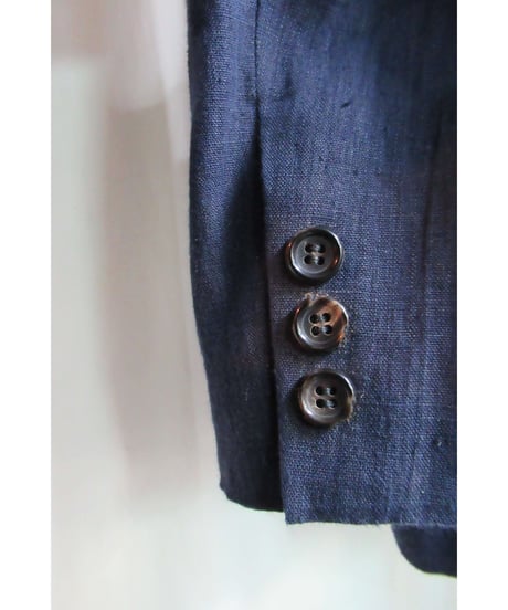 80’s COMME des GARCONS HOMME PLUS vintage 麻 袖切り替えデザインジャケット PJ-11070S