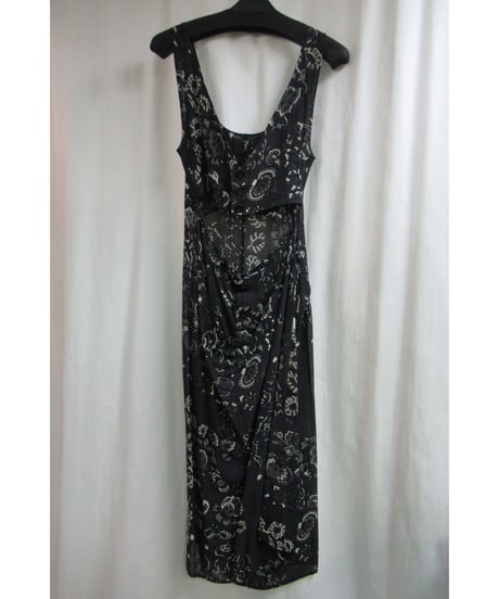 90’s yohji yamamoto femme vintage 花柄プリントデザインワンピース  FZ-D83-237