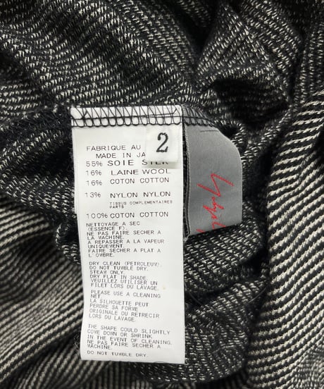 2015SS yohji yamamoto +NOIR デザインカットソー（NU-T03-470）