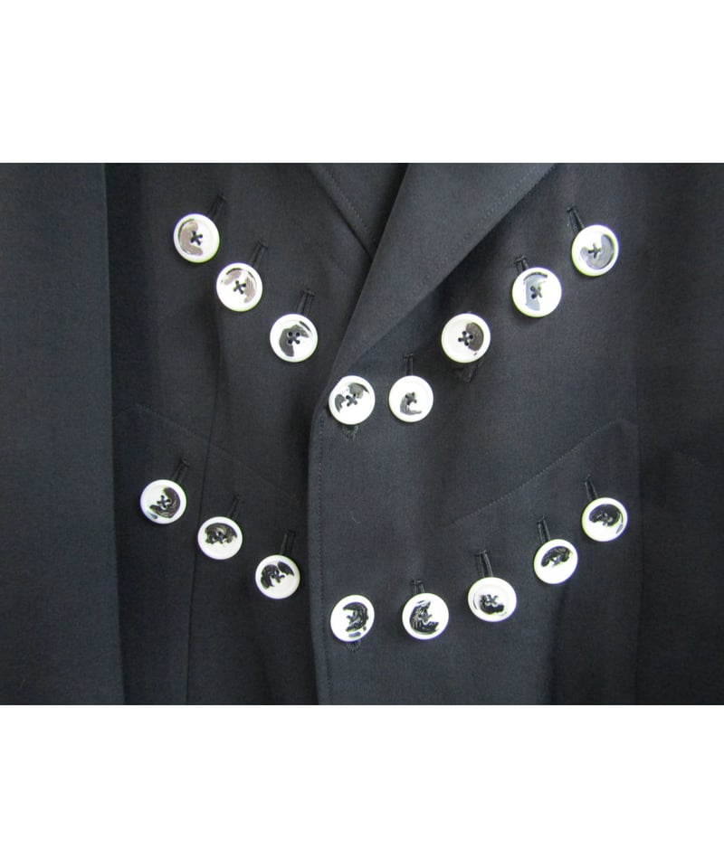 YOHJI YAMAMOTOジャケット 19aw yohji yamamoto pour homme アシメトリーロングジャケット H