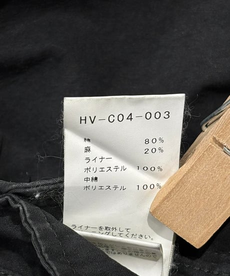 2018AW yohji yamamoto pour homme ライナー付きモッズコート（HV-C04-003）