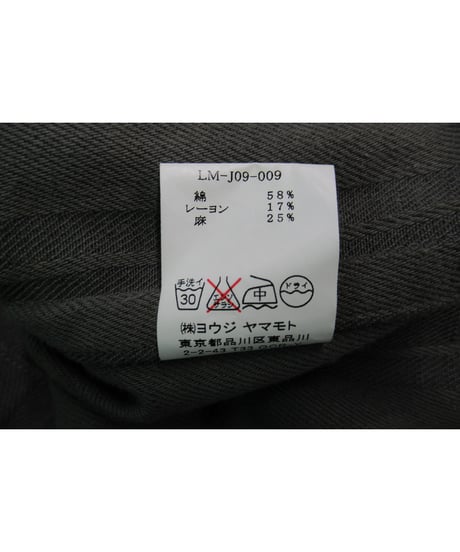 LIMI feu yohji yamamoto ストライプショートジャケット LM-J09-009