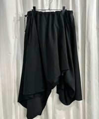 yohji yamamoto +NOIR ウール デザインスカート（NW-S06-100）