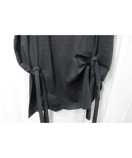 19ss RAGNE KIKAS yohji yamamoto +noir リボンデザインロングカットソー（NH-T24-070）