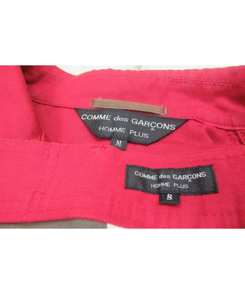 AD1998 COMME des GARCONS HOMME PLUS 赤 インサイドアウト AD1998 COMME des GARCONS HOMME PLUS 赤 インサイドアウト