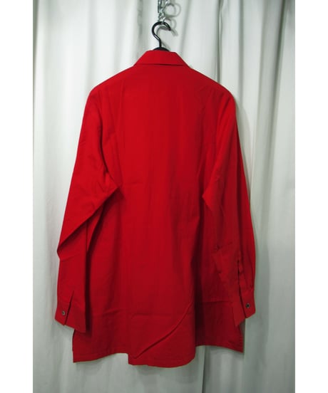 Y's for men yohji yamamoto レッド シンプルブラウス（MB-B23-001）