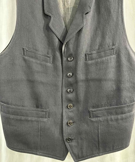 Y's for men yohji yamamoto 前後素材切り替えベスト（MT-V02-010）