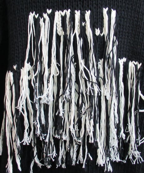 未使用 18aw yohji yamamoto pour homme ロゴ入りニットブルゾン HV-K89-081